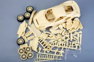 Maqueta Alpha Model Ferrari 488 Pista, escala 1/24