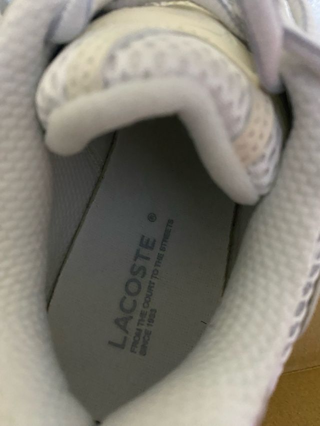 Zapatillas Lacoste Neo Shot 125 Beige/Blanco