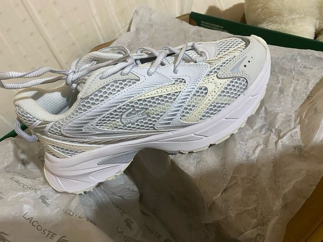 Zapatillas Lacoste Neo Shot 125 Beige/Blanco