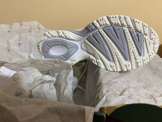 Zapatillas Lacoste Neo Shot 125 Beige/Blanco