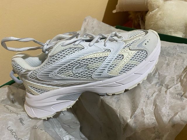 Zapatillas Lacoste Neo Shot 125 Beige/Blanco