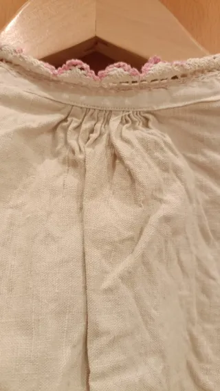 Camisa de mujer antigua indumentaria tradicional