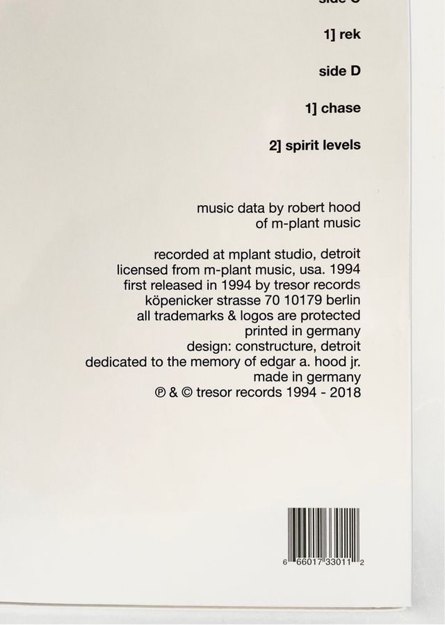 Robert Hood - Internal Empire (Tresor, 2025)