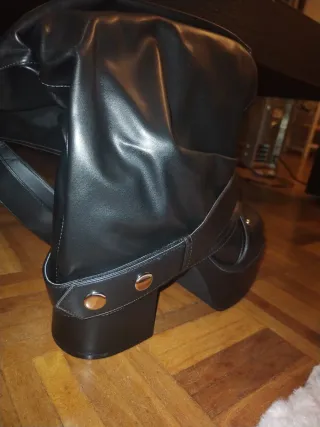 botas altas de plataforma mujer