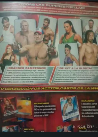 Álbum WWE 2014 + 100 cartas