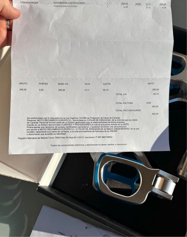 Estriberas Honda X-ADV