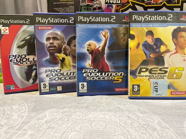 Lote 4 Juegos Pro Evolution Soccer PS2