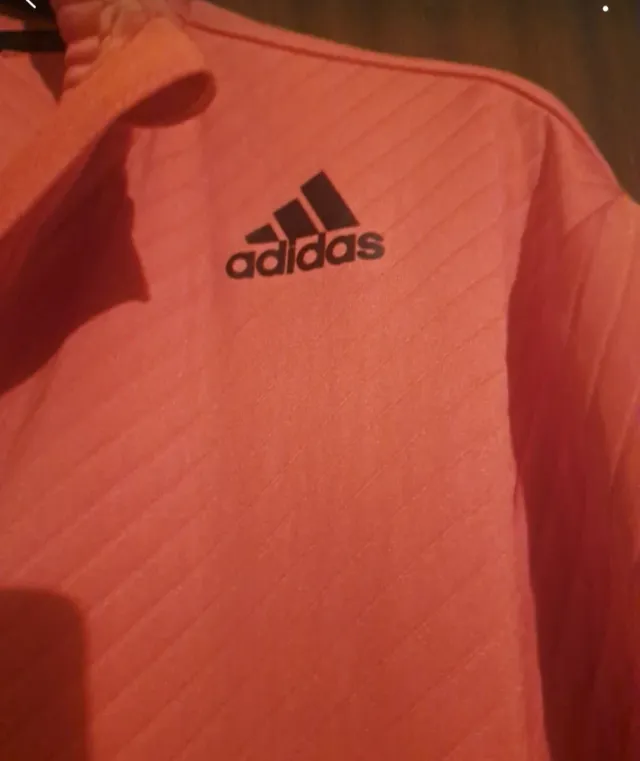 Giacca sportiva Adidas zip arancione