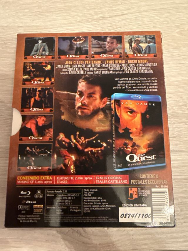 Blu-ray The Quest Edición Especial Van Damme