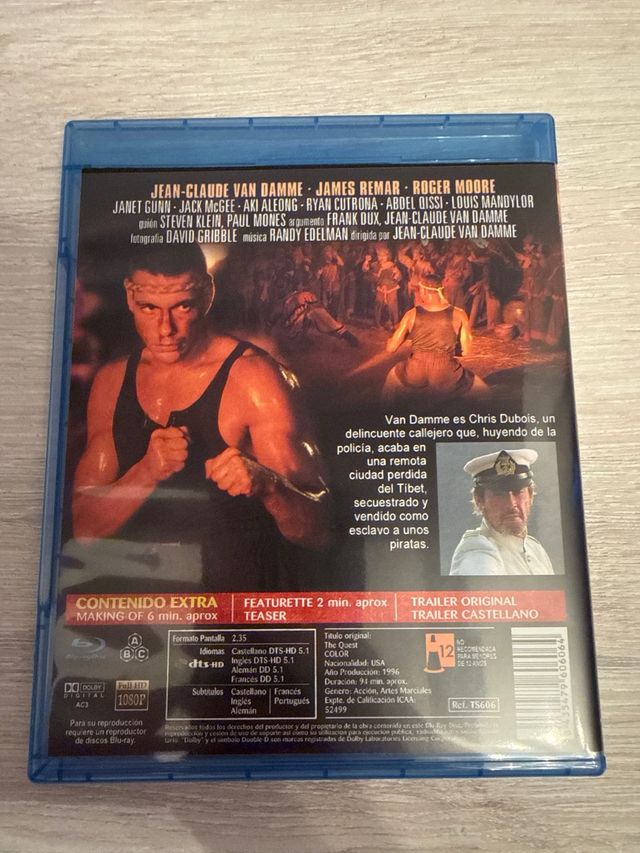 Blu-ray The Quest Edición Especial Van Damme