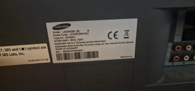 TV Samsung 32 LE32R32B