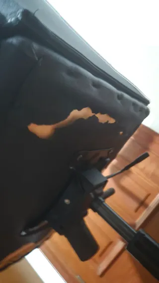 Silla de escritorio giratoria negra