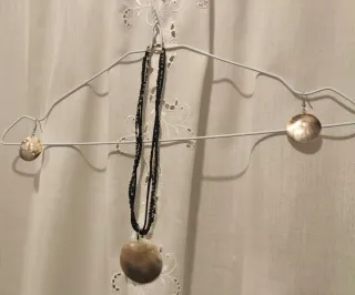 Collar y pendientes nácar Natura