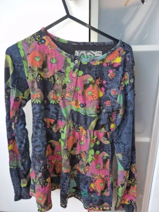 Jersey Desigual niña estampado floral talla 13-14