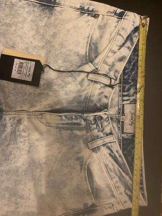 Pantalones vaqueros mujer efecto lavado