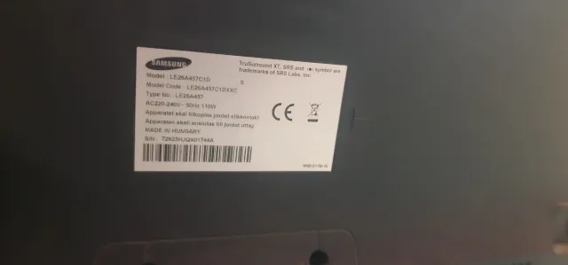 TV Samsung 26” LE26A457C1D