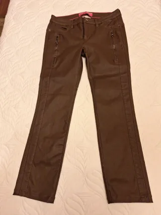 Pantalón mujer Street One encerado