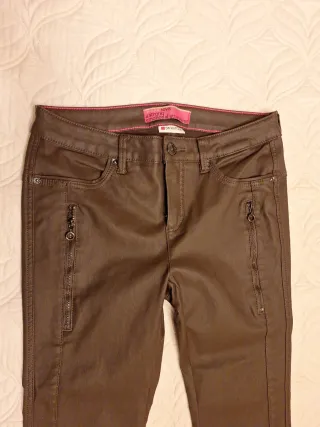 Pantalón mujer Street One encerado