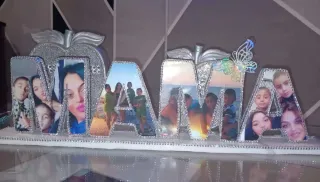 Marco de fotos MAMA con adornos