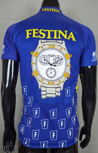 Maillot vintage ciclismo Festina-Lotus 1992 L