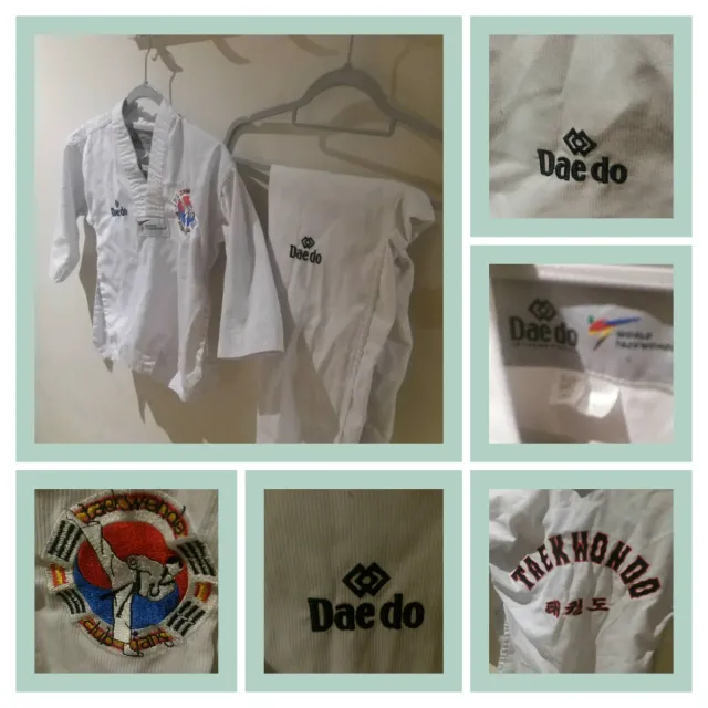 Dobok Taekwondo Daedo Blanco Talla 110