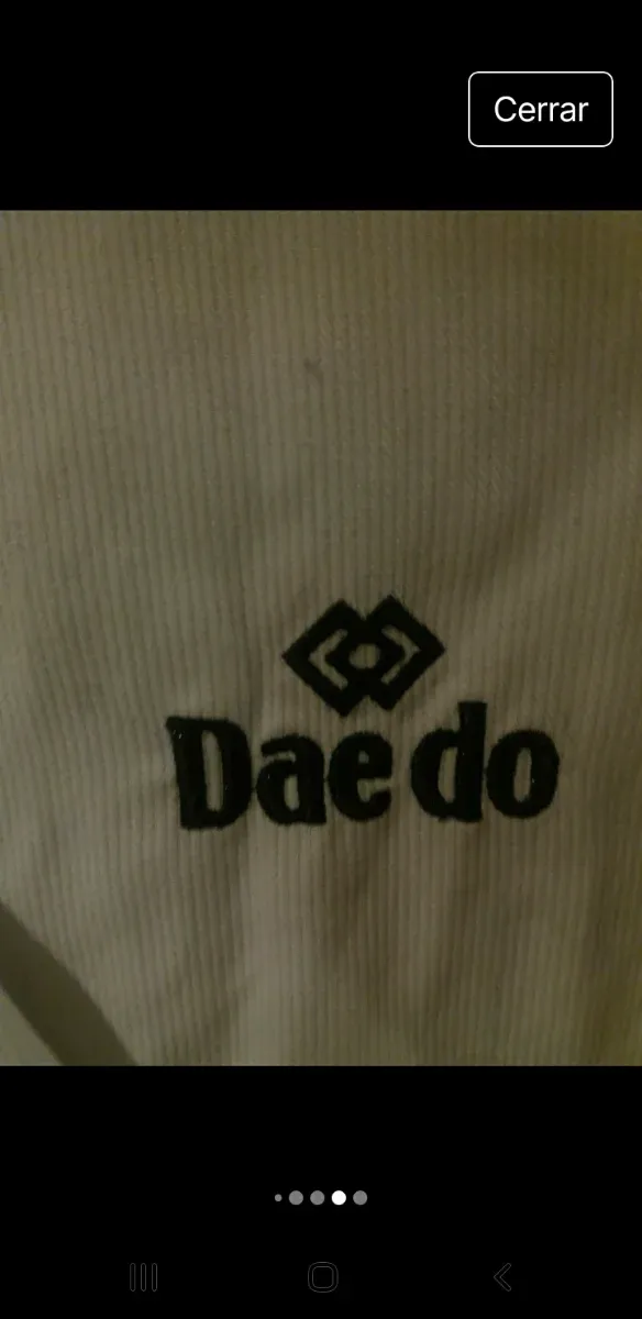 Dobok Taekwondo Daedo Blanco Talla 110