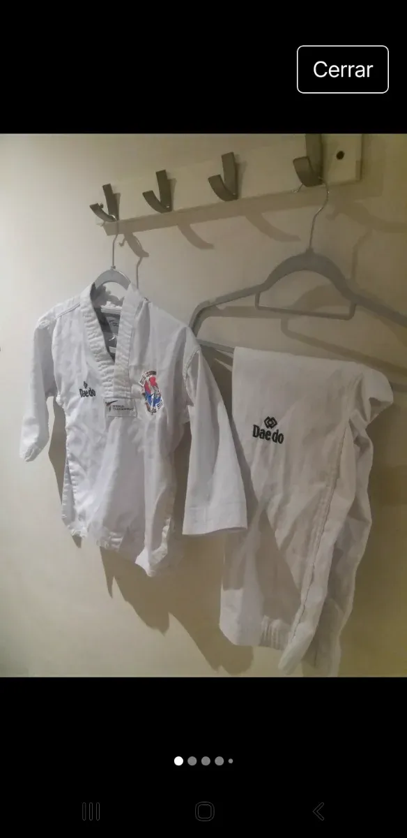 Dobok Taekwondo Daedo Blanco Talla 110