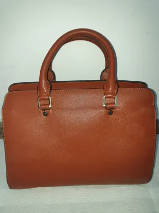 Bolso Michael Kors Naranja y Dorado
