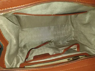 Bolso Michael Kors Naranja y Dorado