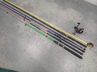 Set canne da pesca con mulinello