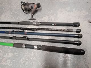 Set canne da pesca con mulinello