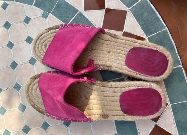 Alpargatas rosas