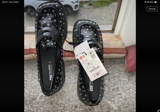 Sapatos Pull&Bear Novos Pretos Tamanho 36