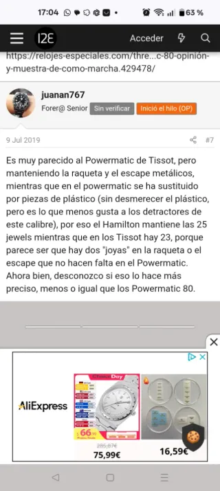 Hamilton Jazzmaster Viewmatic Automático