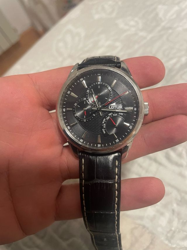 Reloj Lotus Negro Multifunción