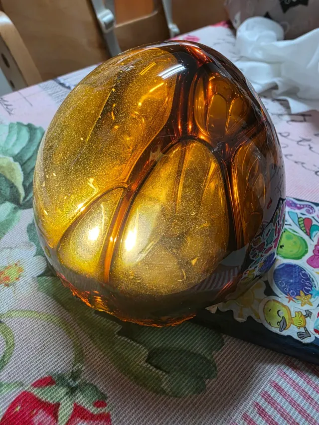 Cristal soplado ámbar