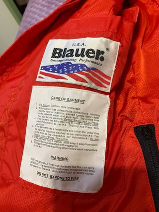 Blauer Giubbino Rosso