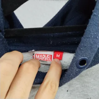 Sudadera Marvel Gris y Azul