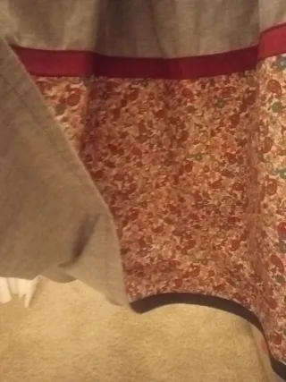 Traje de casera falda delantal camisa chaleco