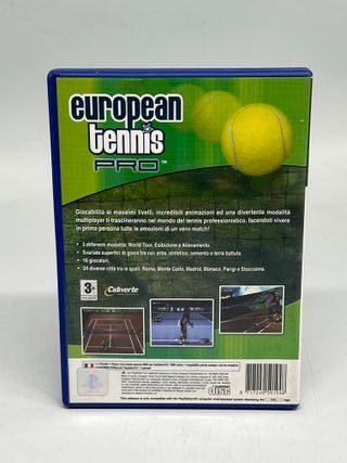 Videogioco European Tennis Pro Playstation 2 PS2 G