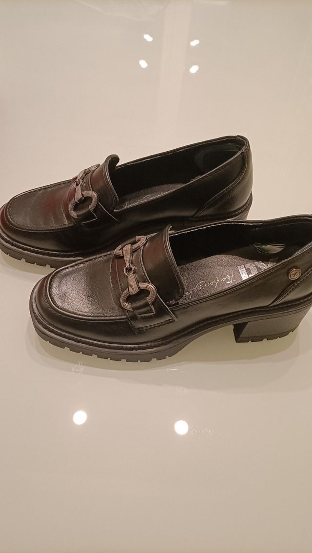 Mocassini donna con suola antiscivolo in ecopelle