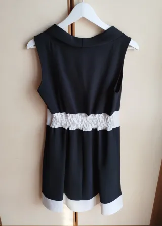 Abito donna elegante bianco e nero