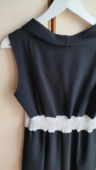 Abito donna elegante bianco e nero