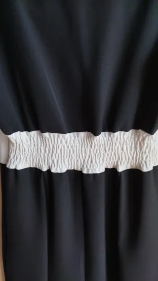 Abito donna elegante bianco e nero