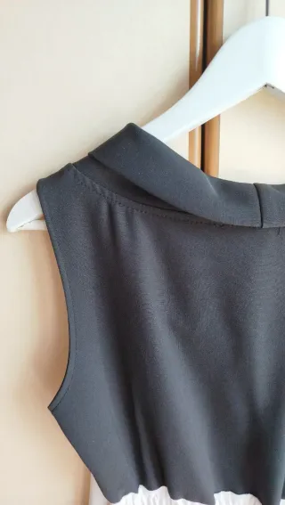 Abito donna elegante bianco e nero