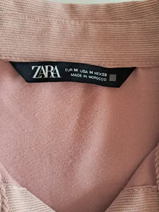 Blusa pana rosa Zara Talla M
