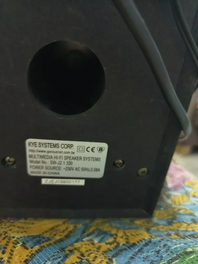 Altavoz Genius Negro/Gris para PC