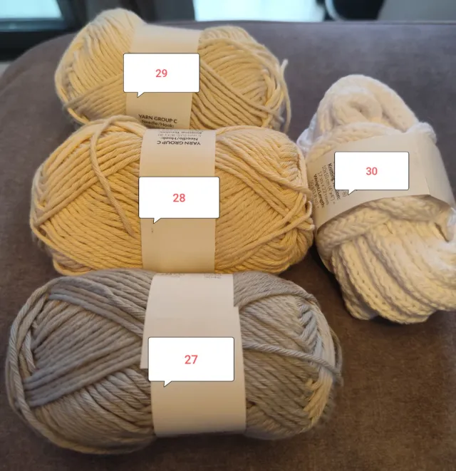 Hilo de algodón 100% para manualidades