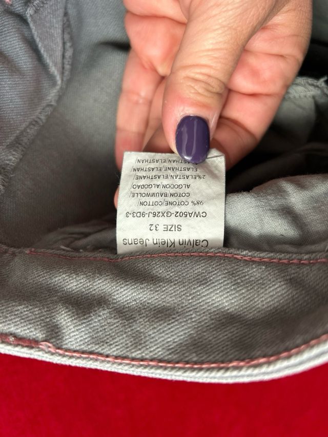 Jeans Calvin Klein grigi donna