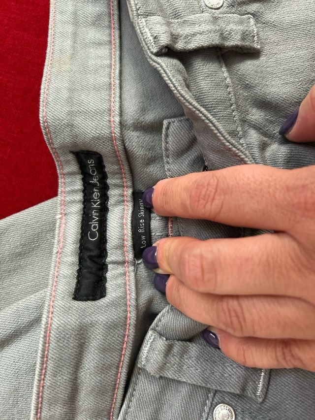 Jeans Calvin Klein grigi donna